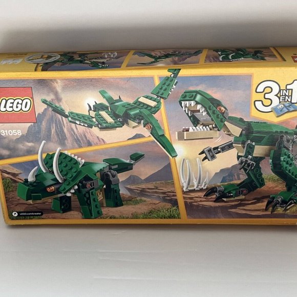 LEGO Creator Mighty Dinosaurs Toy, 3 in 1 Model, T. rex, New in Box #31058 - Picture 3 of 9